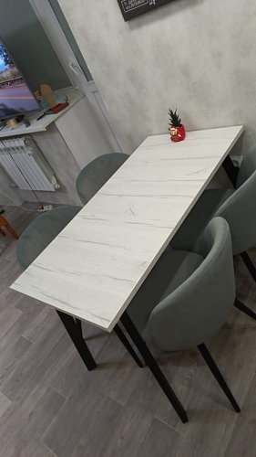 Стул на металлокаркасе Gabi latte / gold / black фото покупателя 61