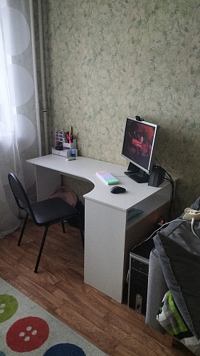 Письменный стол СПм-25 правый белый фото покупателя 2