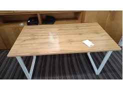 Стол Лота Лофт 140 25 мм юта / белый матовый фото покупателя 475