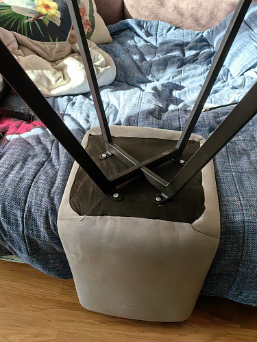 Комплект стульев Чилли 2 шт бежевый / черный фото покупателя 693