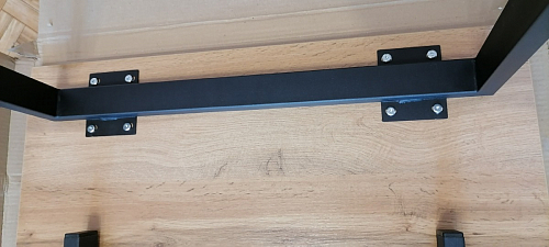 Стол Лота Лофт 140 25 мм черный матовый / бетон фото покупателя 325