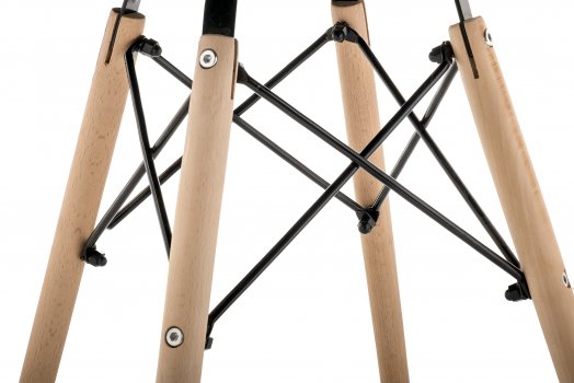 Деревянный стул Kvadro черный