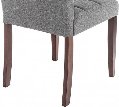 Стул Madina dark walnut / fabric grey