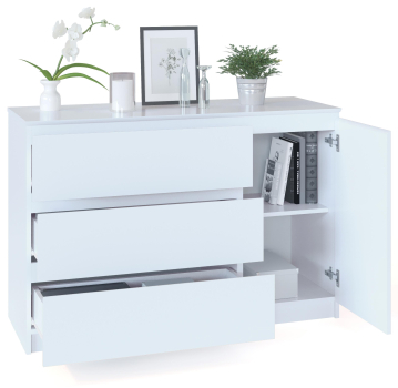 Комод Т-3р белый