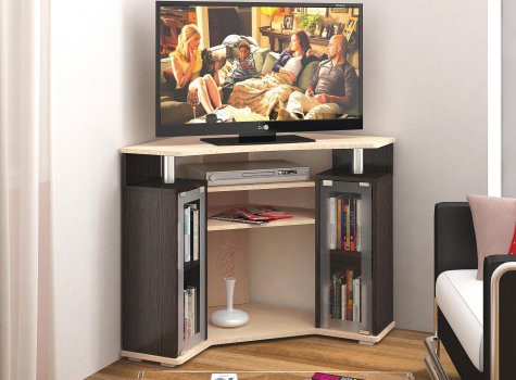 ТВ-тумба 044 2у венге / дуб молочный