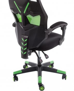 Компьютерное кресло Knight черное / зеленое
