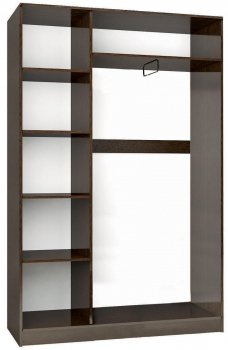 Шкаф-купе Афина венге / дуб молочный