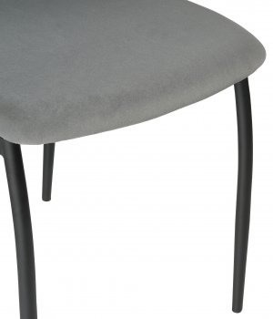 Стул Tod gray fabric / black