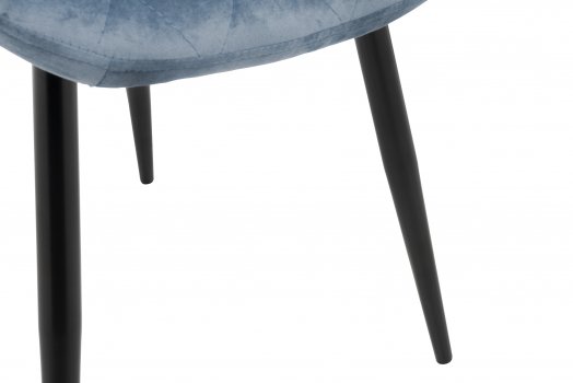 Стул на металлокаркасе Fox голубой