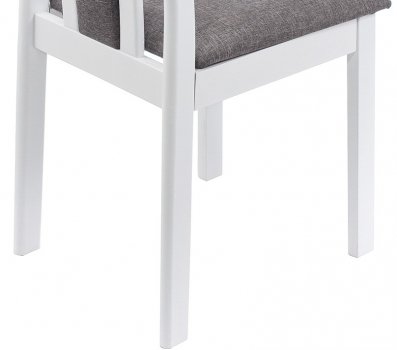 Стул деревянный Aron Soft white / light grey