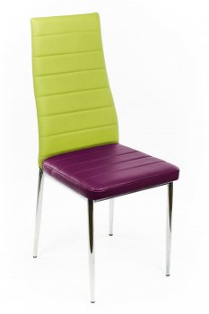 Стул DC2-001 сиреневый / зеленый