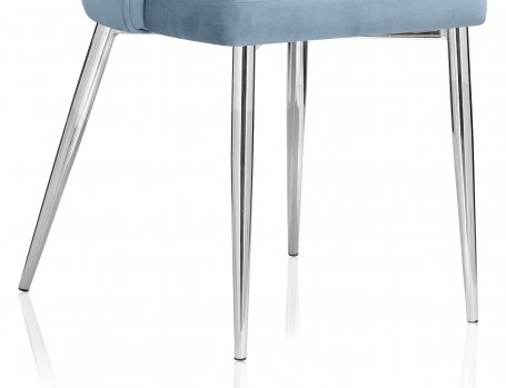 Стул на металлокаркасе Benza blue