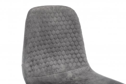 Барный стул Drop black / grey