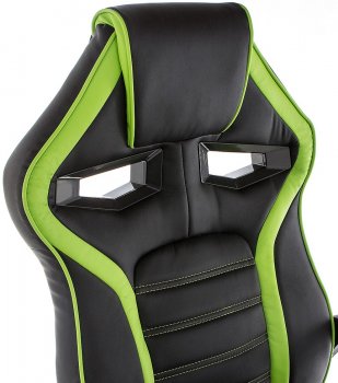 Компьютерное кресло Monza черное / зеленое
