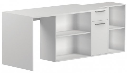 Письменный стол Лайт 03.245F белый гладкий 101