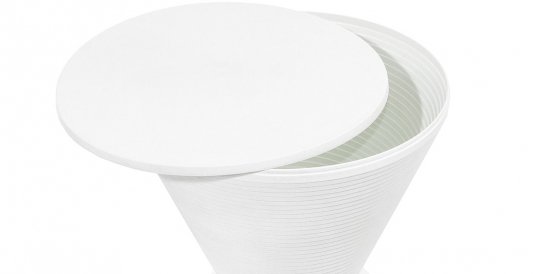 Табурет Button белый