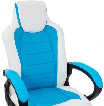 Компьютерное кресло Kadis светло-синее / белое