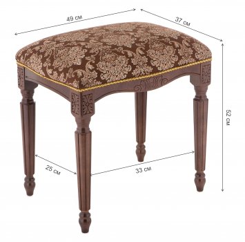 Банкетка Беттино орех / шоколад